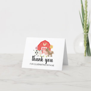 cartes de remerciement pour fête d'anniversaire à 