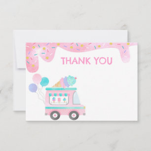 Cartes de remerciement pour fête d'anniversaire de