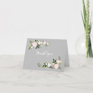 Cartes de remerciement pour jardin floral