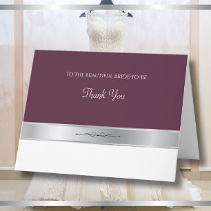 Cartes de remerciement pour la boutique de mariage