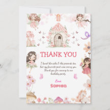Cartes de remerciement pour le premier anniversair