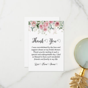Cartes de remerciement pour une baby shower de mar