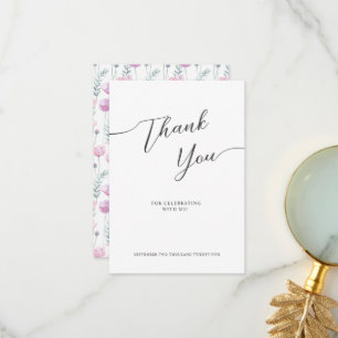 Cartes de remerciement pour une douche de mariée m