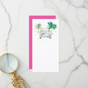 Cartes de remerciement tropicales