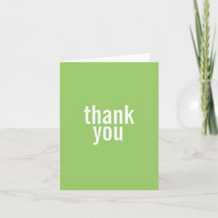 Cartes de remerciements bat mitzvah {Light Green}