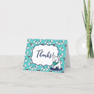 Cartes de remerciements de courtoisie KiniArt Cuti
