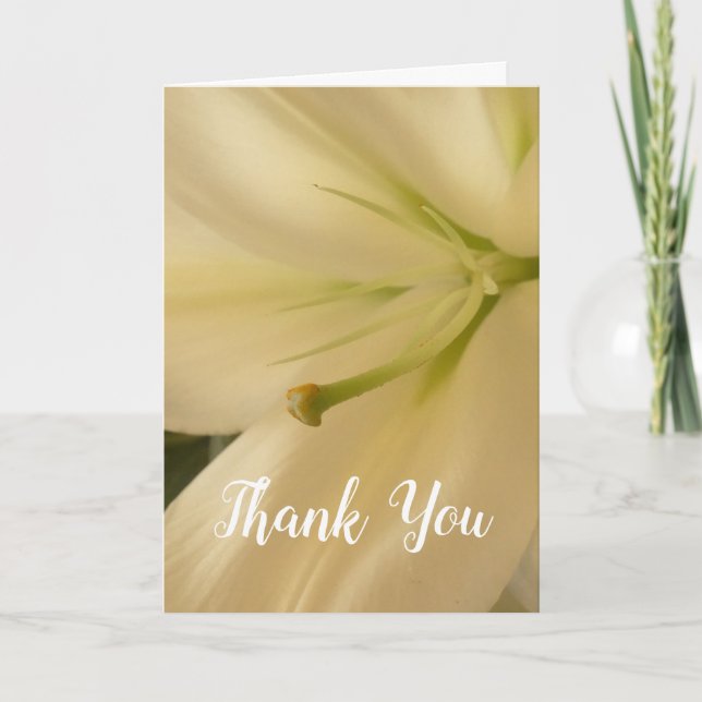 Cartes de Remerciements Florales Mariage (Devant)