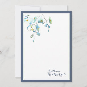 Cartes de Remerciements Mariage Tropical