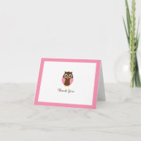 Cartes de remerciements personnalisées pour le hib