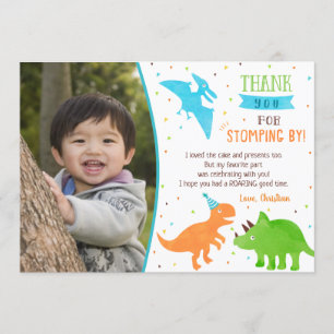 Cartes de remerciements pour l'anniversaire de Din