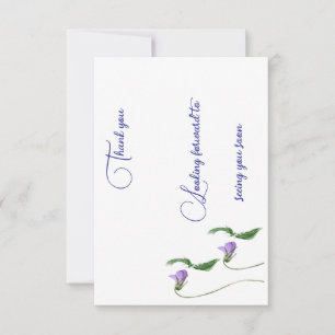 Cartes de remerciements simples