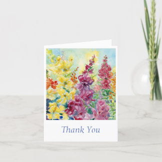 Cartes de remerciements Snapdragons