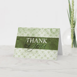 Cartes de Remerciements Vertes