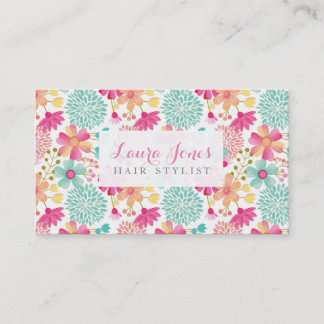 Cartes de Rendez-vous avec Styliste Florale Peint