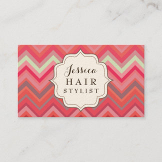 Cartes de rendez-vous Chevron Motif