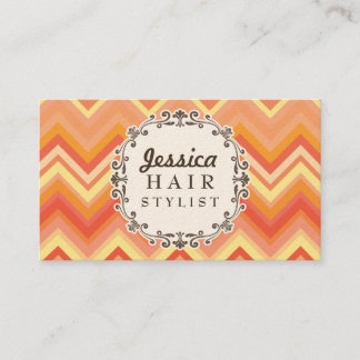 Cartes de rendez-vous Chevron Motif