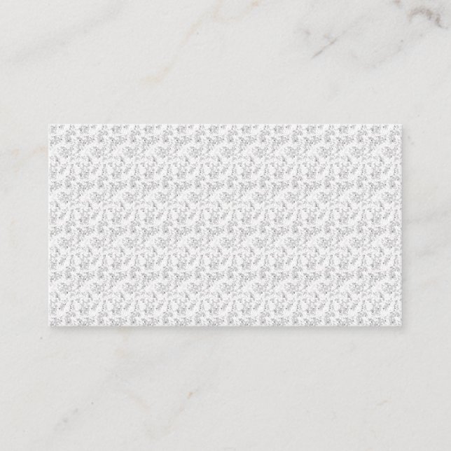 Cartes de Rendez-vous | Design Élégant à Motif Flo (Devant)
