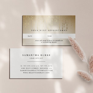Cartes de rendez-vous Golden Rain String Lights