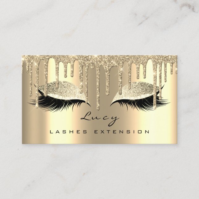 Cartes de rendez-vous maquillage Lashes Parties sc (Devant)