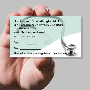 Cartes de rendez-vous médicaux