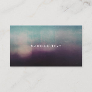 Cartes de rendez-vous minimalistes Turquoise & Mau