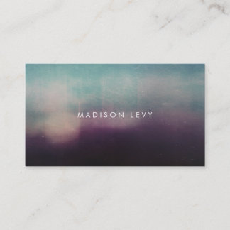 Cartes de rendez-vous minimalistes Turquoise & Mau