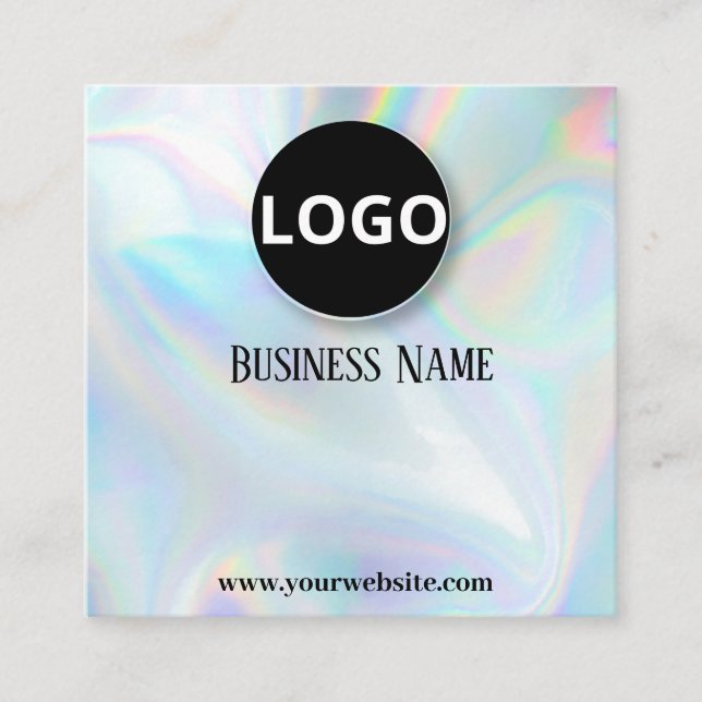 Cartes de rendez-vous modernes Holographique modif (Devant)