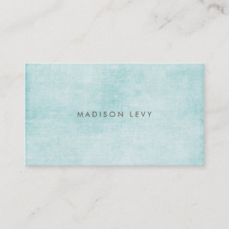 Cartes de rendez-vous Turquoise Minimaliste