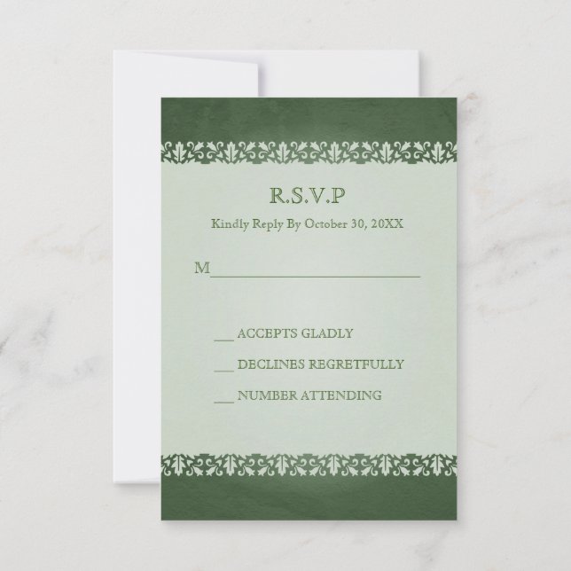 Cartes de réponse de mariage à la croix celtique i (Dos)