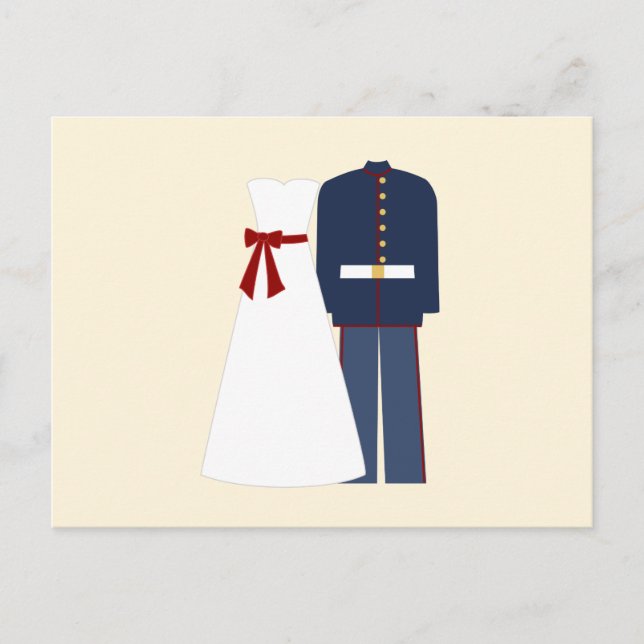 Cartes de réponse des Mariages militaires (Devant)