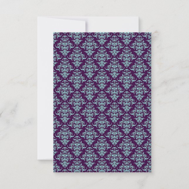 Cartes de réponse d'invitation de Quinceanera (Devant)