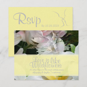 Cartes de réponse Fleur sauvage