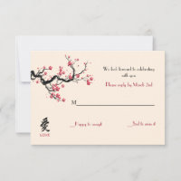 Cartes de réponse Love Branch