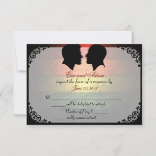 Cartes de réponse personnalisées pour mariage gay