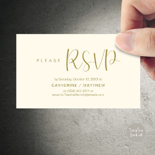 Cartes de Réponse pour Invitation de Mariage, Mode