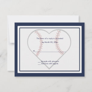 Cartes de réponse pour invitation de mariage sur l