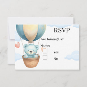 Cartes de réponse pour ours en peluche pour garçon