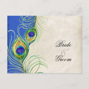 Cartes de réponse RSVP en Damas noires