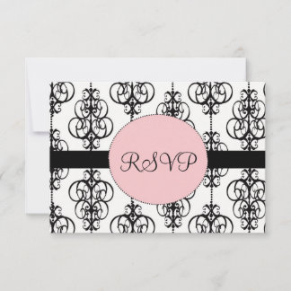 Cartes de réponse RSVP pour mariage lustre