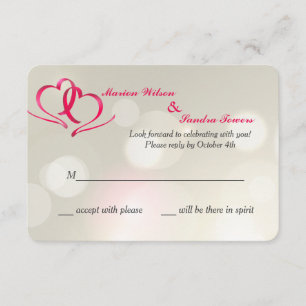 Cartes de réponse unifiées deux coeurs