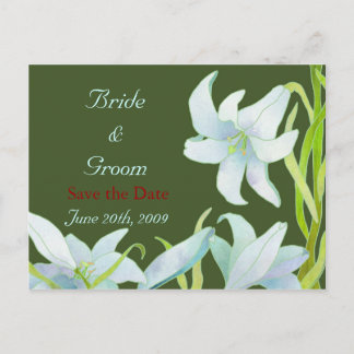 Cartes de Réservation de Mariage aux Lys de la Mad