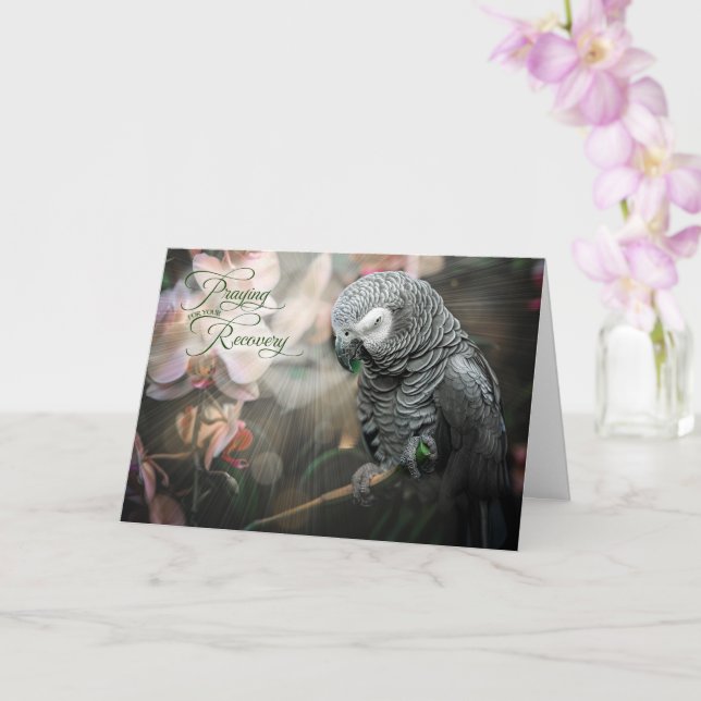 Cartes de rétablissement en 12 étapes avec perroqu (Orchidée)
