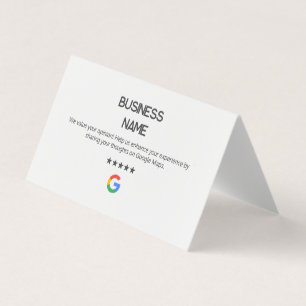 Cartes de révision Google minimales