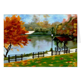 Cartes de rivière d'automne