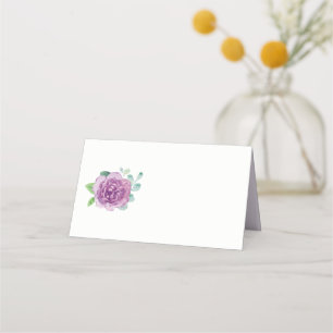 Cartes de Rose vierges violettes