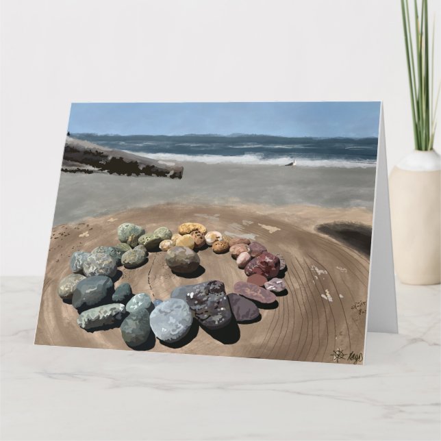 Cartes de Ruby Beach Rocks (Devant)