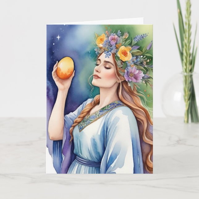 Cartes de Sabbat de l'équinoxe de printemps de la  (Devant)