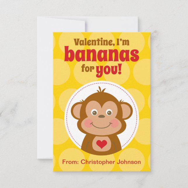 Cartes de Saint-Valentin pour enfants (Devant)