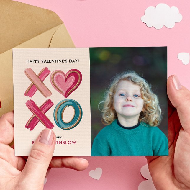 Cartes de Saint-Valentin pour la classe avec photo (Créateur téléchargé)