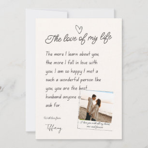 Cartes de Saint-Valentin pour mari